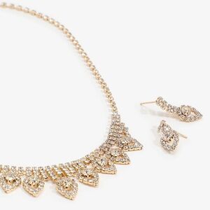 Drop Necklace and Earrings Set